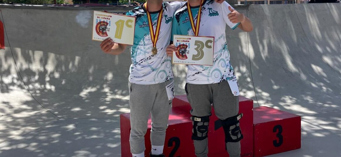 El Club de Patinaje Torrevieja consigue el oro y el bronce en el campeonato de España de Skate Cross