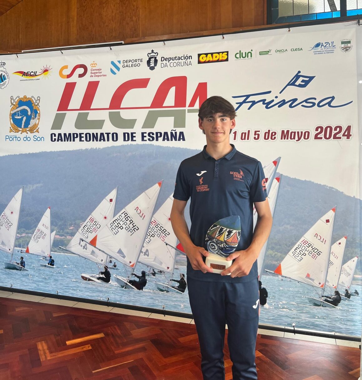 (Español) LEO GRIÑÁN BRONCE EN EL CAMPEONATO DE ESPAÑA DE ILCA 4 SUB-16 CELEBRADO EN GALICIA