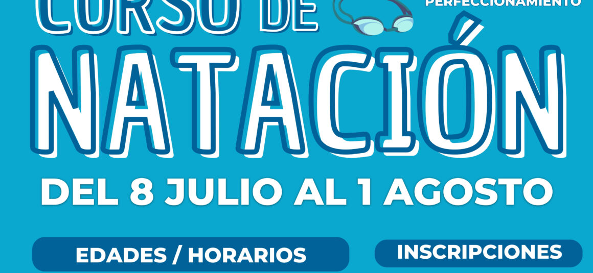 (Español) EL PRÓXIMO LUNES, 17 DE JUNIO, SE ABRE EL PLAZO DE INSCRIPCIÓN PARA EL CURSO DE NATACIÓN DE JULIO