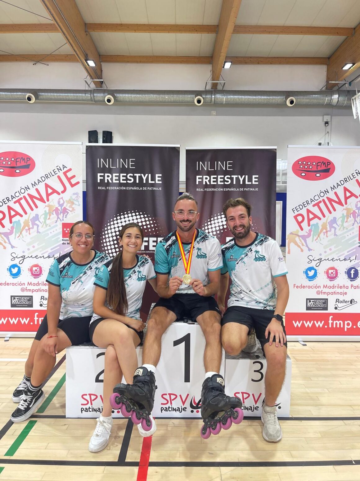 (Español) El Club de Patinaje Torrevieja consigue una medalla de oro y una medalla de plata en la segunda fase del Campeonato de España de patinaje inline freestyle