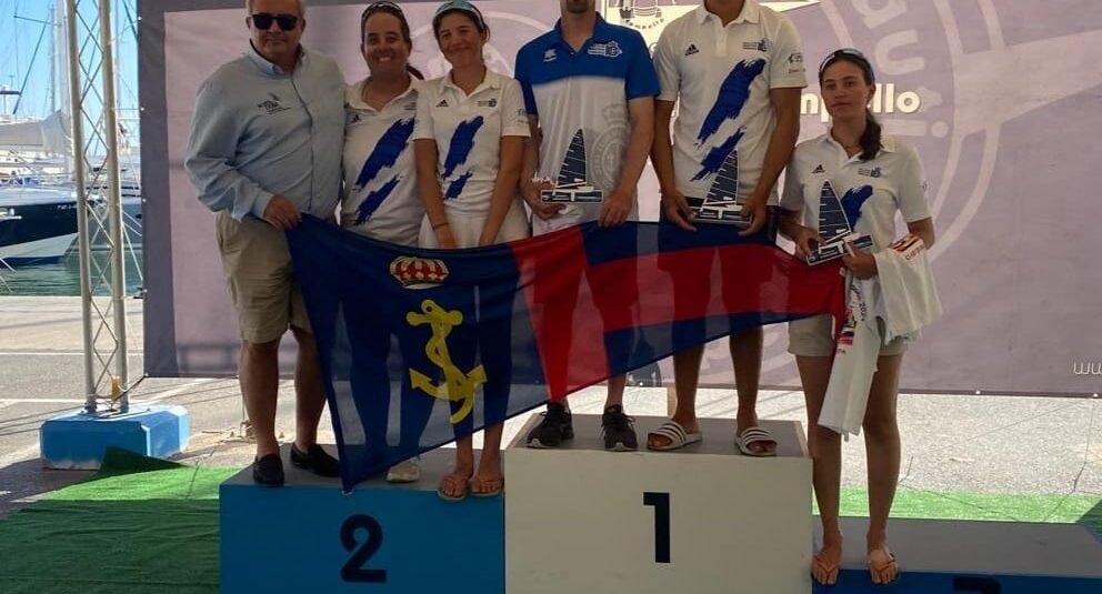 DOS PLATAS Y UN BRONCE EL CAMPEONATO DE ESPAÑA DE LA CLASE INTERNACIONAL EUROPA