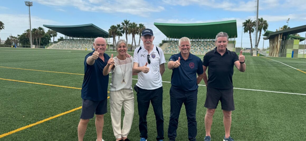 (Español) ⚽️Primera visita de presentación de la Asociación Internacional de Walking Football.
