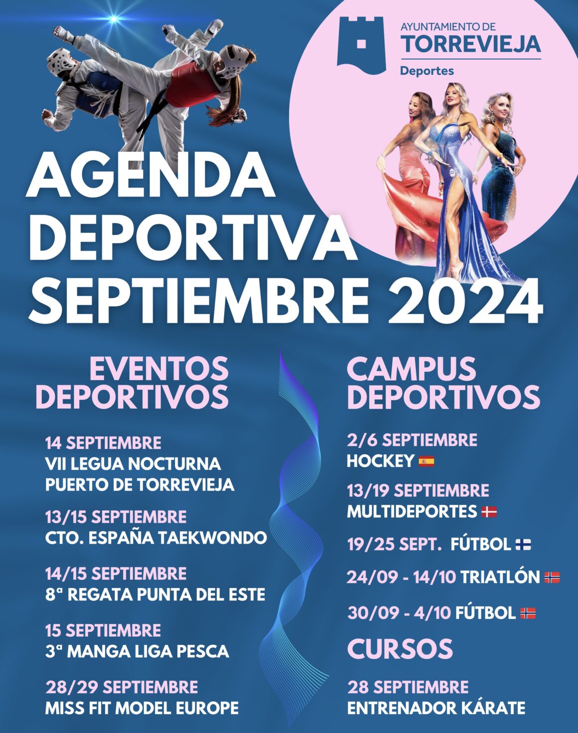 (Español) AGENDA DEPORTIVA DEL MES DE SEPTIEMBRE