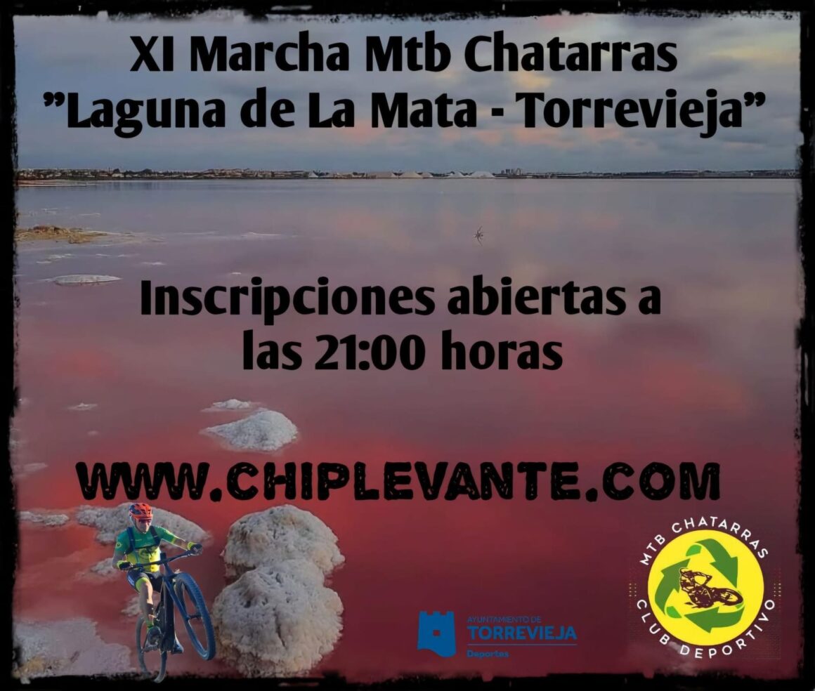 ‍♂️‍♀️El próximo 24 de noviembre será la XI MARCHA LAGUNA DE LA MATA TORREVIEJA!