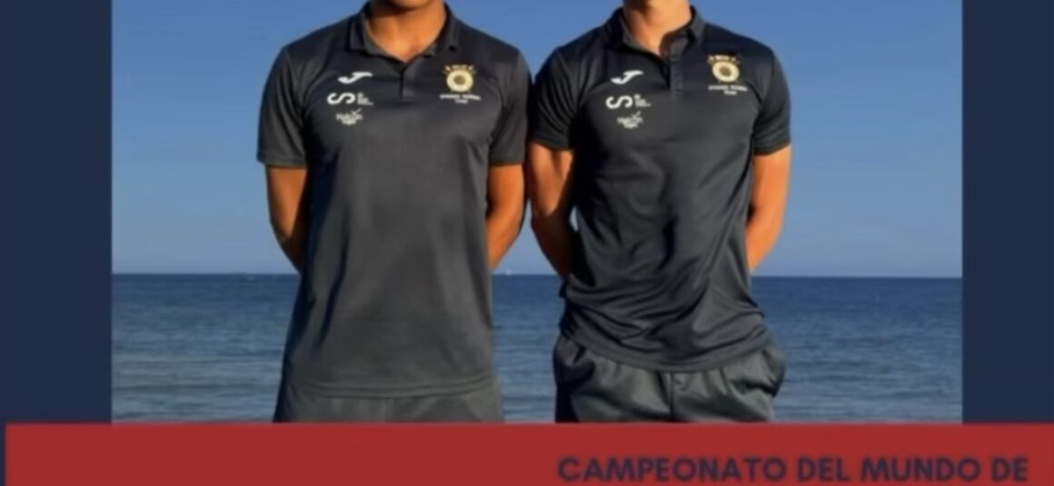 Marco Liarte CAMPEÓN DEL MUNDO de remo de Beach Sprint Doble Skulls sub19