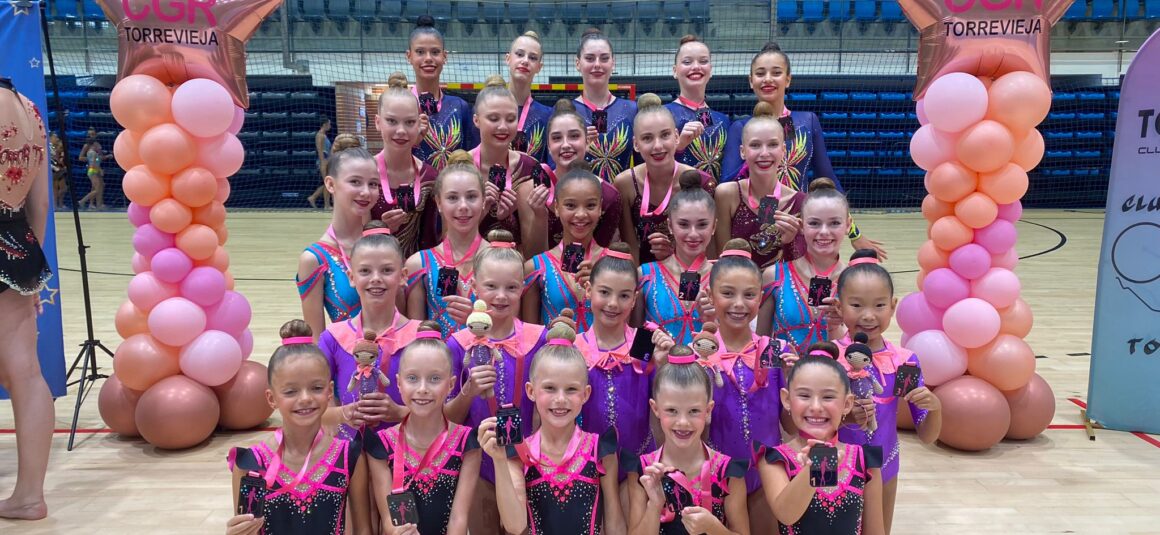 (Español) Excelente jornada en Torrevieja celebrándose el Torneo Internacional de gimnasia rítmica