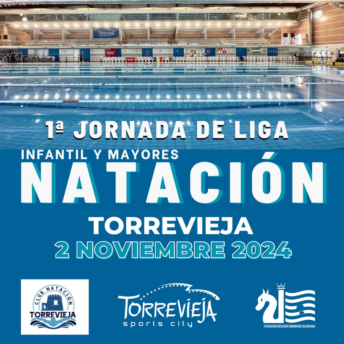Torrevieja acogerá la 1a jornada de la liga infantil este sábado además del 1er control junior y absoluto de esta temporada 2024/25.
