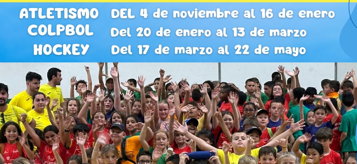 (Español) PROGRAMA DEPORTE ESCOLAR PARA LA TEMPORADA 2024/2025 con la actividad “JUGANDO AL ATLETISMO”.‍