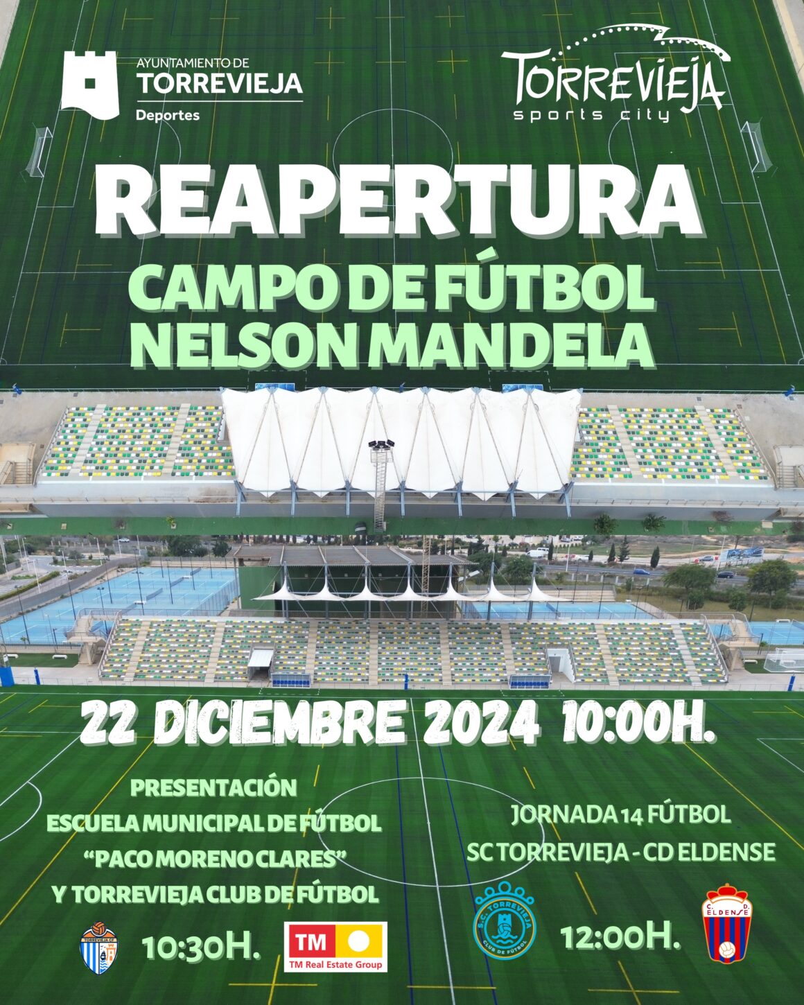 REAPERTURA DEL CAMPO DE FÚTBOL NELSON MANDELA de Torrevieja.